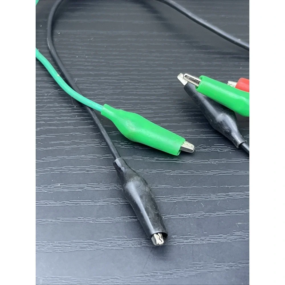 3Pc‎ Electrochemical Workstation Electrode Clip Leads 5 Ft Crocodile Clips